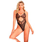 SUBBLIME Body Transparente Con Encaje Hueco Negro L/XL – Diseño Elegante Y Comodidad Sensual