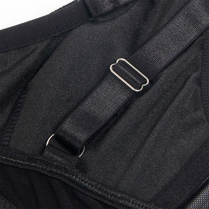 SUBBLIME Conjunto Sujetador Con Liguero Negro S/M – Lencería Elegante Con Diseño Moderno Para Máxima Comodidad