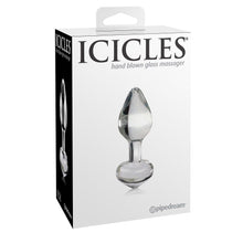Comprar ICICLES N 44 Plug Transparente – Tapón De Vidrio De Lujo Con Diseño Curvado Para Placer Sensorial-Noxtic