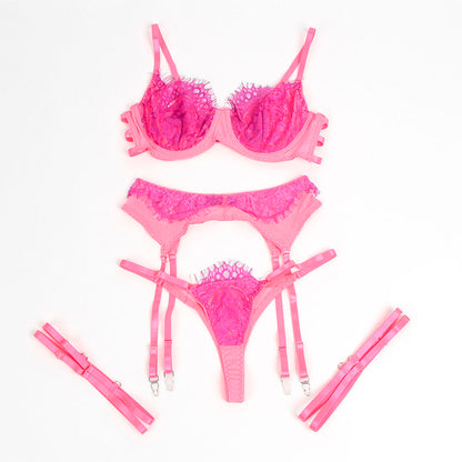 Comprar SUBBLIME Conjunto Sujetador Con Encaje Rosa Y Morado L XL – Diseño Elegante Con Comodidad Sensorial-Noxtic