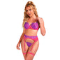Comprar SUBBLIME Conjunto Sujetador Con Encaje Rosa Y Morado L XL – Diseño Elegante Con Comodidad Sensorial-Noxtic