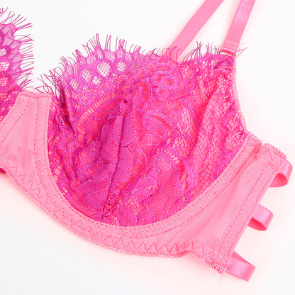 Comprar SUBBLIME Conjunto Sujetador Con Encaje Rosa Y Morado L XL – Diseño Elegante Con Comodidad Sensorial-Noxtic