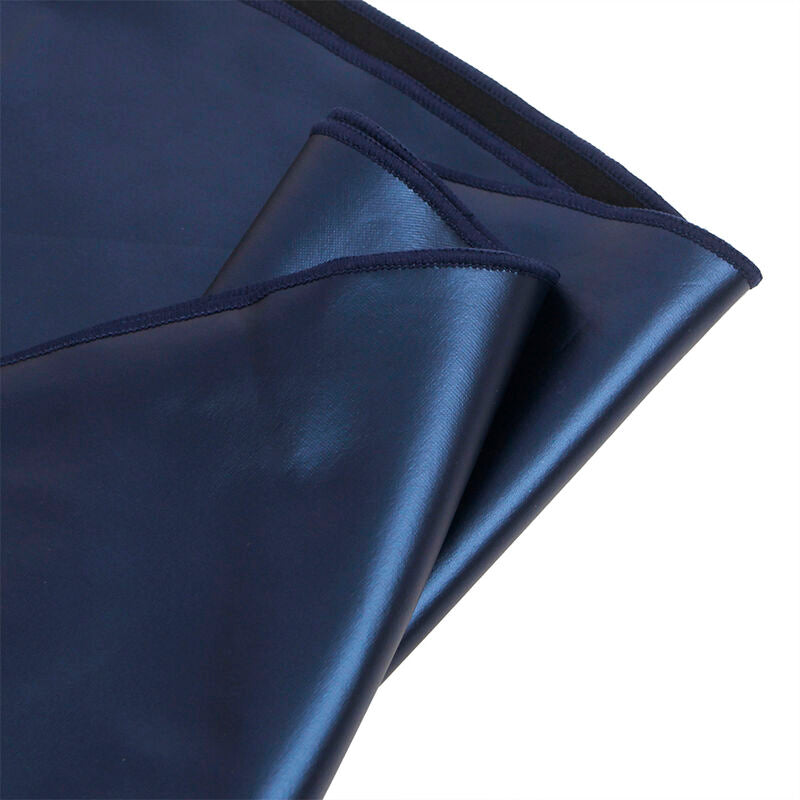 SUBBLIME Camicia da notte blu con spalline in pelle – Design elegante e confortevole per la notte