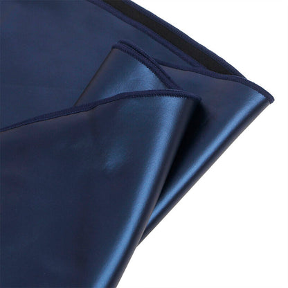 SUBBLIME Camicia da notte blu con spalline in pelle – Design elegante e confortevole per la notte