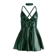 Comprar SUBBLIME Camisón Verde Con Tirantes De Cuero – Estilo Sofisticado Y Comodidad Diaria-Noxtic