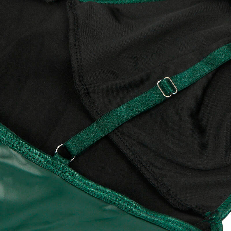 SUBBLIME Camisón Verde Con Tirantes De Cuero – Estilo Sofisticado Y Comodidad Diaria