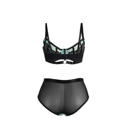 Comprar SUBBLIME Conjunto Sujetador Con Cremallera De Malla Verde L/XL – Elegancia Y Comodidad Para Tu Estilo-Noxtic