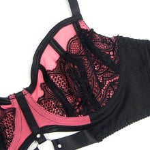 Comprar SUBBLIME Conjunto Sujetador Con Cremallera De Malla De Charol Rosa SM – Lencería Elegante Con Diseño Sensual-Noxtic