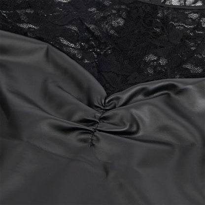 Abito a maniche lunghe SUBBLIME con pizzo nero LXL – Eleganza e comfort per le occasioni speciali