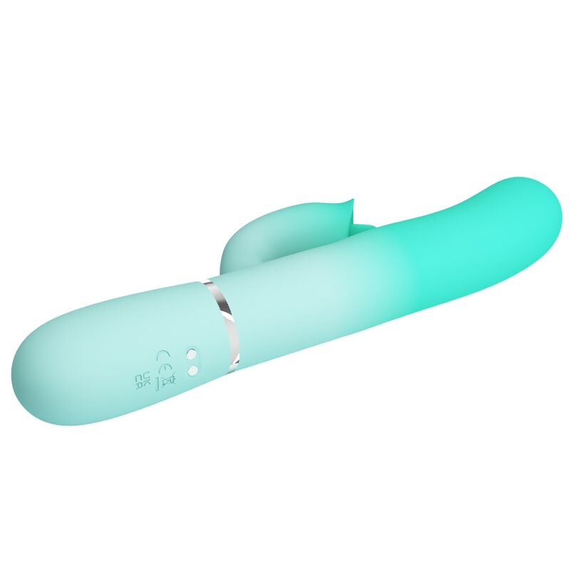 Comprar Pretty Love Gigi Vibrador Rabbit Multifunción Verde Agua – Diseño Elegante Con Funcionalidad Versátil-Noxtic