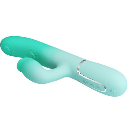 Comprar Pretty Love Gigi Vibrador Rabbit Multifunción Verde Agua – Diseño Elegante Con Funcionalidad Versátil-Noxtic