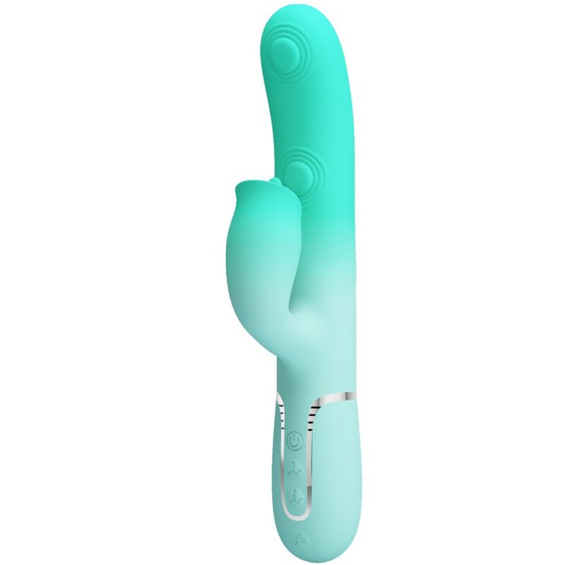 Comprar Pretty Love Gigi Vibrador Rabbit Multifunción Verde Agua – Diseño Elegante Con Funcionalidad Versátil-Noxtic