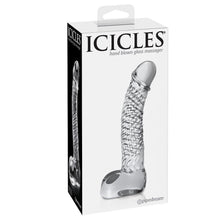 ICICLES N 61 Masajeador De Cristal – Diseño Curvado Para Estimulación Precisa