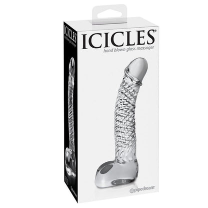 ICICLES N 61 Masajeador De Cristal – Diseño Curvado Para Estimulación Precisa