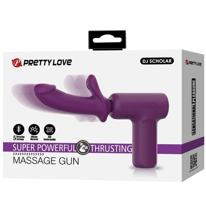 PRETTY LOVE DJ Scholar Purple – Massaggiatore con 5 impostazioni per una stimolazione personalizzata