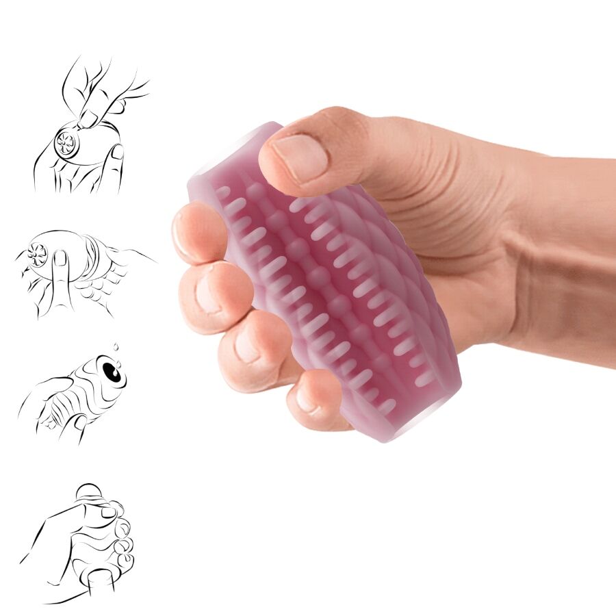 PRETTY LOVE - ATHENA EROS PINK SILICONE MALE MASTURBATOR