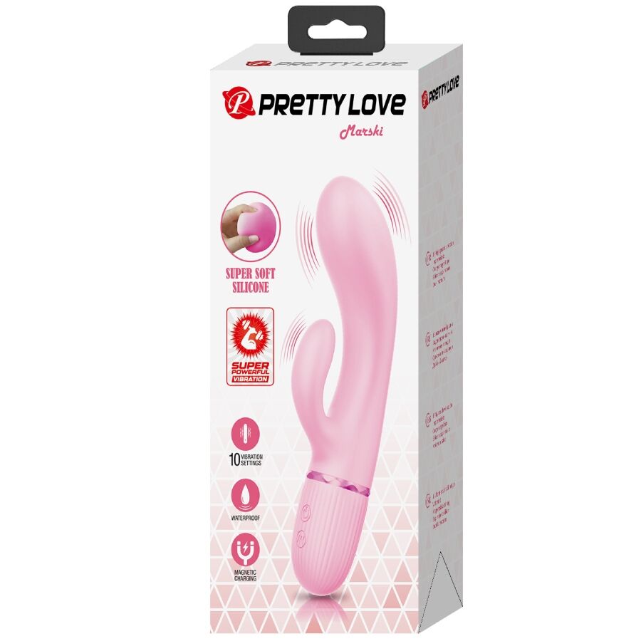Vibratore rosa Pretty Love Marski – Design ergonomico per un piacere unico