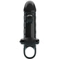 ROMANCE Funda Para Pene Con Vibración Negra – Estimulador Ergonómico Para Placer Personalizado