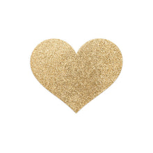 Comprar BIJOUX Indiscrets Pezoneras Flash Corazón Dorado – Decoraciones Reutilizables Con Brillos Deslumbrantes-Noxtic