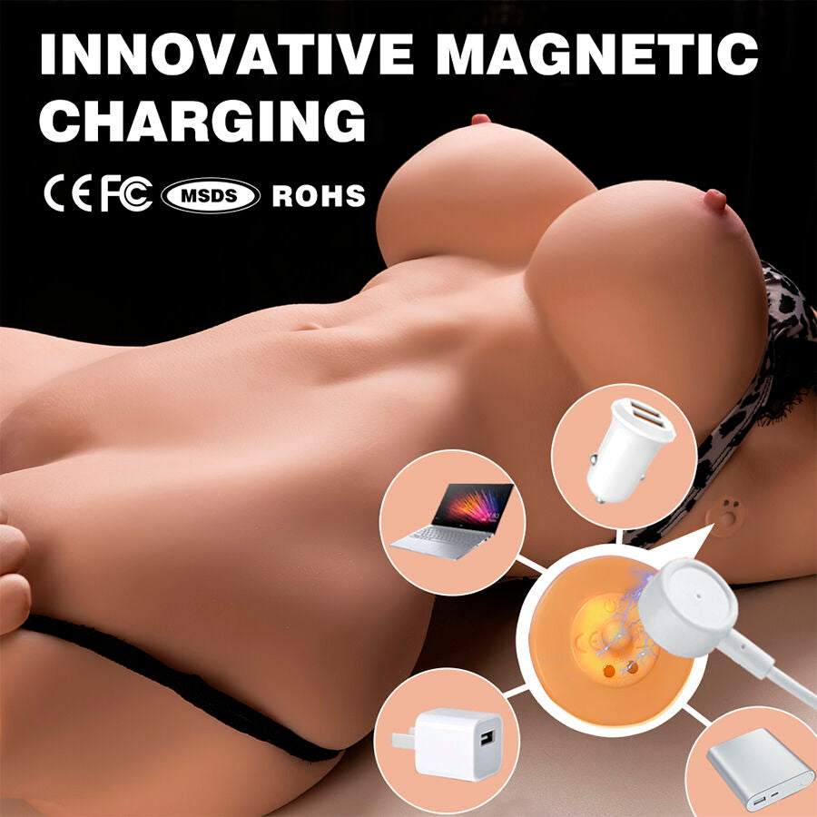 XISE - MURIEL TORSO REALÍSTICO FEMENINO CON THRUSTING 55 CM