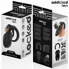 ADDICTED TOYS LOCKED - OBSIDIAN HOLD JAULA PARA PENE TALLA M
