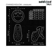 ADDICTED TOYS LOCKED - CHAINED HOLLOW JAULA PARA PENE 10,5 CM