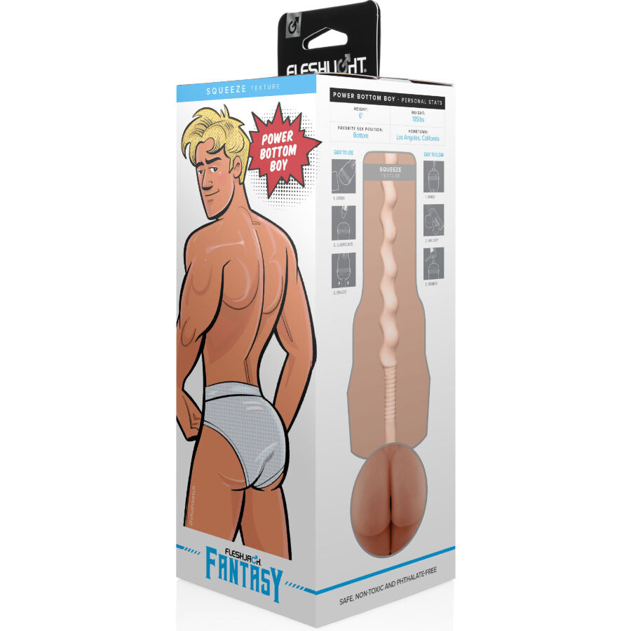 FLESHLIGHT FANTASY - MASTURBADOR POWER BOTTOM BOY ANO