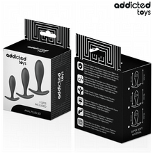 ADDICTED TOYS - SET DE 3 PLUG ANAL SILICONA MODELO 2