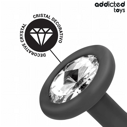 ADDICTED TOYS - SET DE 3 PLUG SILICONA ANAL CON JOYA