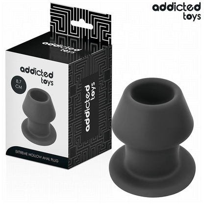 ADDICTED TOYS - PLUG ANAL HUECO EXTREM SILICONA TALLA M 8,7 CM