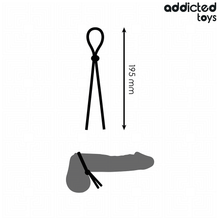 ADDICTED TOYS - CUERDA SILICONA PARA EL PENE DE LAZO SIMPLE