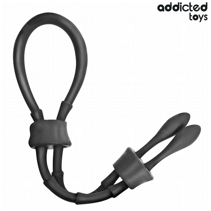 ADDICTED TOYS - CUERDA SILICONA AJUSTABLE PARA EL PENE