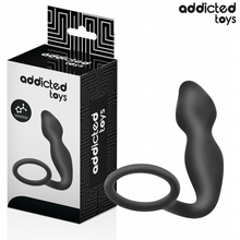 ADDICTED TOYS - PLUG ANAL CON ANILLO SILICONA MODELO 2