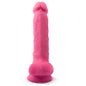 SILEXD - MODELO 1 PENE REALÍSTICO SILICONA PREMIUM SILEXPAN ROSA FLUORESCENTE 17.5 CM