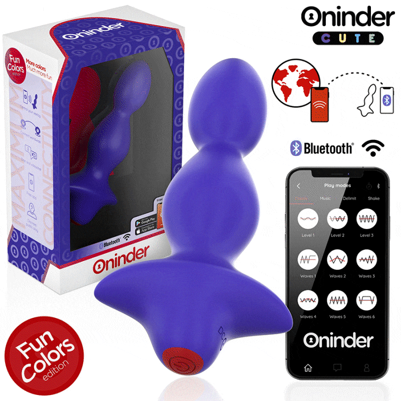 ONINDER CUTE - LOVE BUTT VIBRADOR PLUG ANAL DILATADOR - APP MUNDIAL GRATUITA