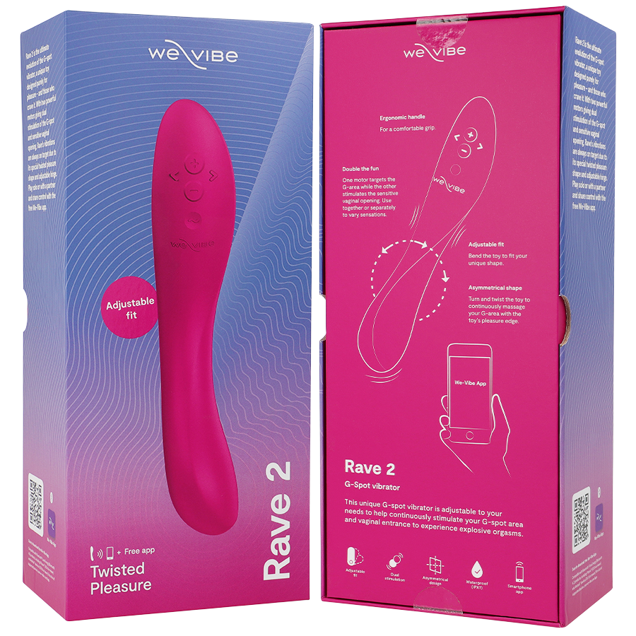 WE-VIBE - RAVE 2 BLUE G-SPOT VIBRATOR