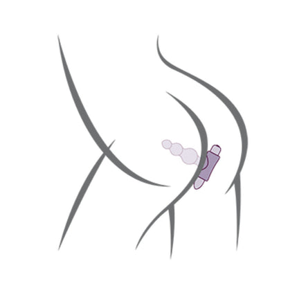 ROCKS- OFF - PETITE SENSATIONS BUBBLES PLUG ANAL VIBRADOR NEGRO