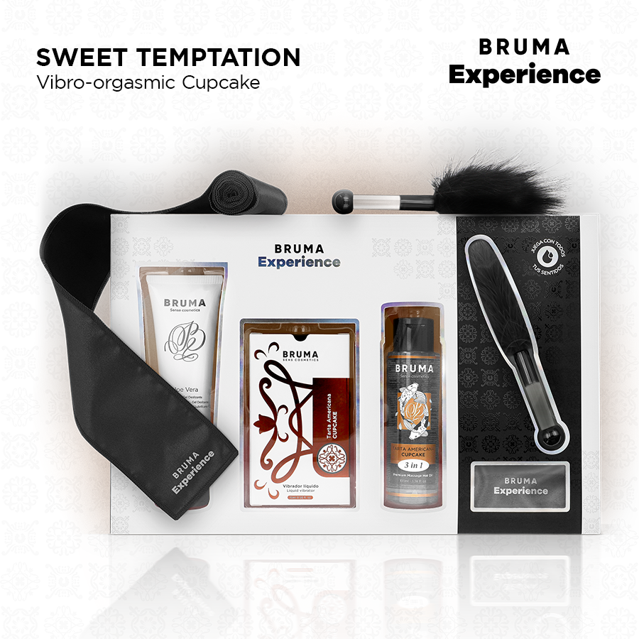 BRUMA XPERIENCE - KIT TENTACIÓN DULCE TARTA AMERICANA VIBRO-ORGÁSMICA
