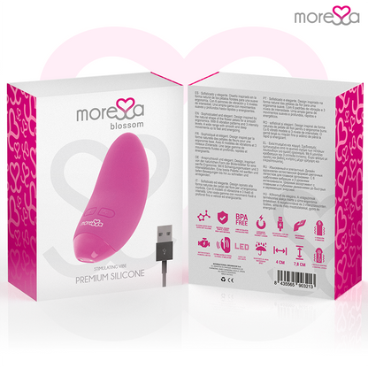 MORESSA Blossom Massaggiatore Personale Rosa – Vibratore Ricaricabile dal Design Elegante