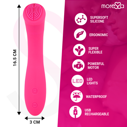 MORESSA - CELSO GY POINT DUO MASSAGER RECHARGEABLE PELVIC SERUM PREMIUM SILICONE