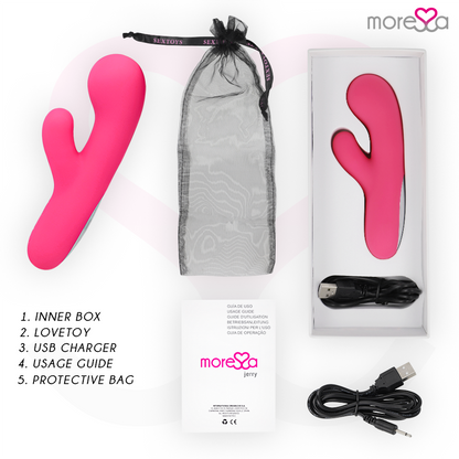 MORESSA - JERRY CLIP VIBRATING G-SPOT CLITORIS PREMIUM SILICONE RECHARGEABLE