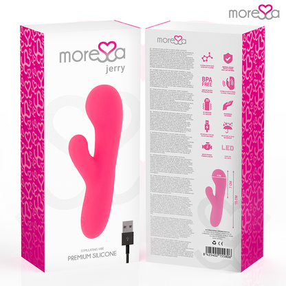 MORESSA - JERRY CLIP VIBRATING G-SPOT CLITORIS PREMIUM SILICONE RECHARGEABLE