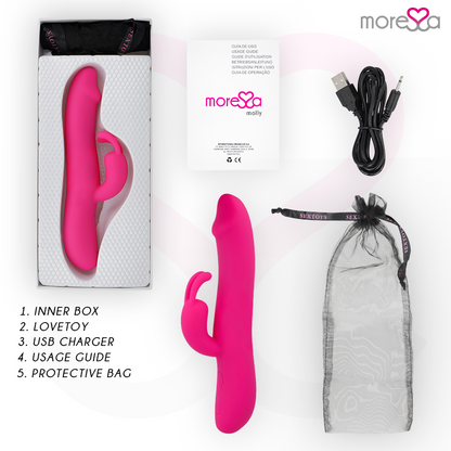 MORESSA - MOLLY UP&amp;DOWN IMPELLER AND POWERFUL VIBRATION PREMIUM SILICONE RECHARGEABLE