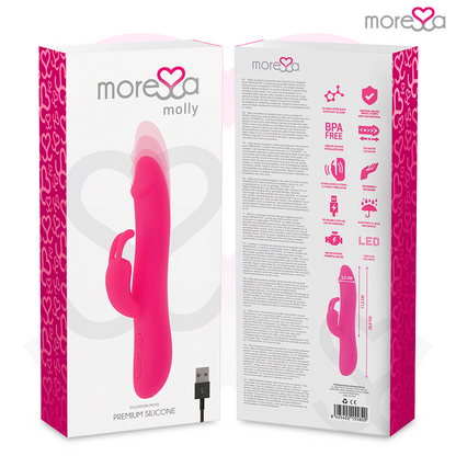 MORESSA - MOLLY UP&amp;DOWN IMPELLER AND POWERFUL VIBRATION PREMIUM SILICONE RECHARGEABLE