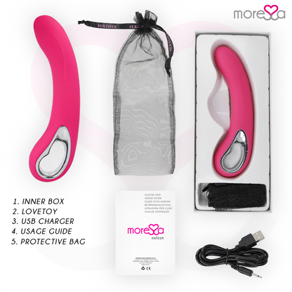 MORESSA - NELSON PREMIUM SILICONE RECHARGEABLE G-SPOT MASSAGER