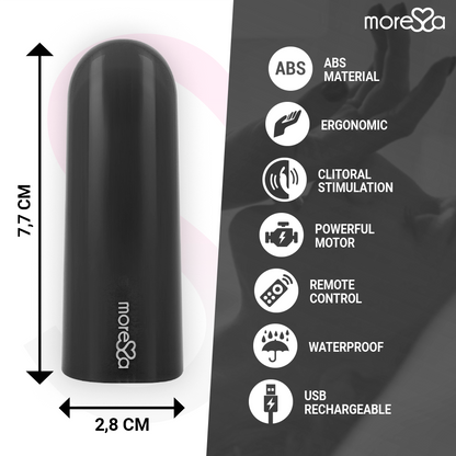 MORESSA - NIX POWERFUL MULTI-GAME VIBRATOR WITH BLACK REMOTE CONTROL