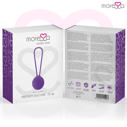 MORESSA - OSIAN ONE PELVIC FLOOR TRAINING 51g PREMIUM LILAC SILICONE