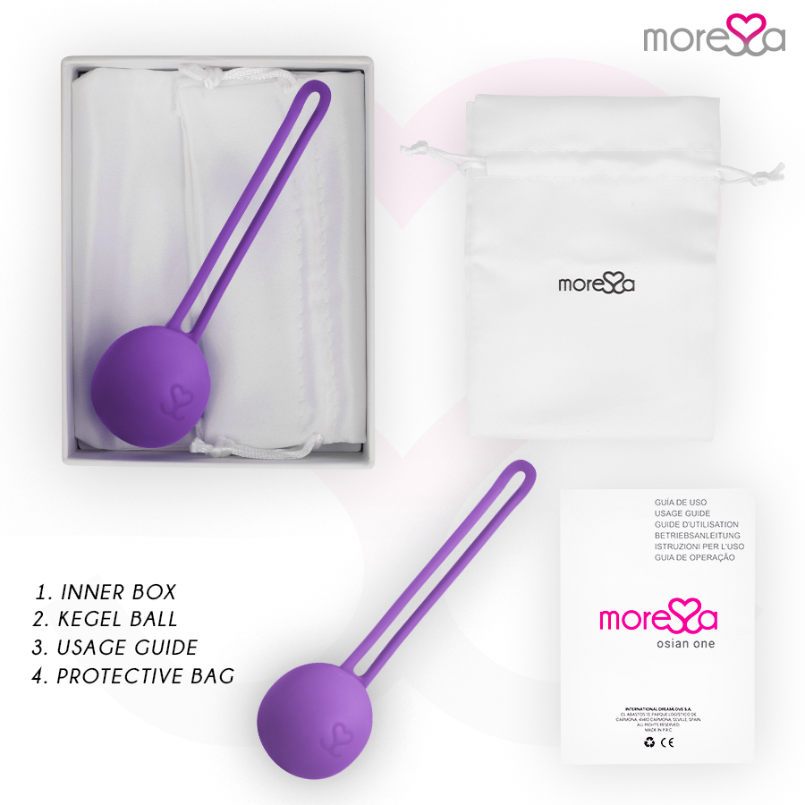 MORESSA - OSIAN ONE PELVIC FLOOR TRAINING 51g PREMIUM LILAC SILICONE