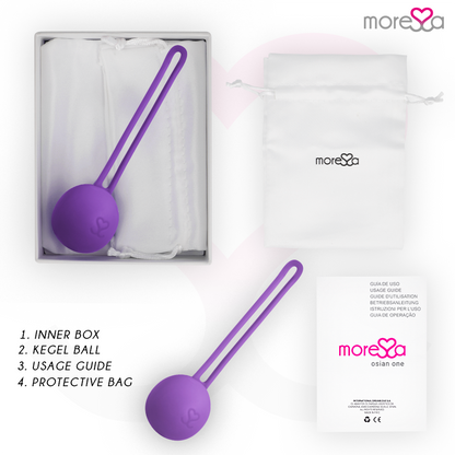MORESSA - OSIAN ONE PELVIC FLOOR TRAINING 51g PREMIUM LILAC SILICONE