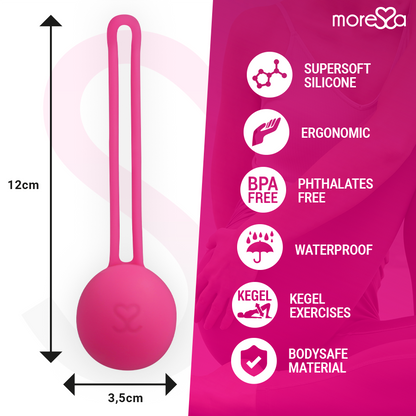 MORESSA - OSIAN ONE PELVIC FLOOR TRAINING 51g PREMIUM PINK SILICONE